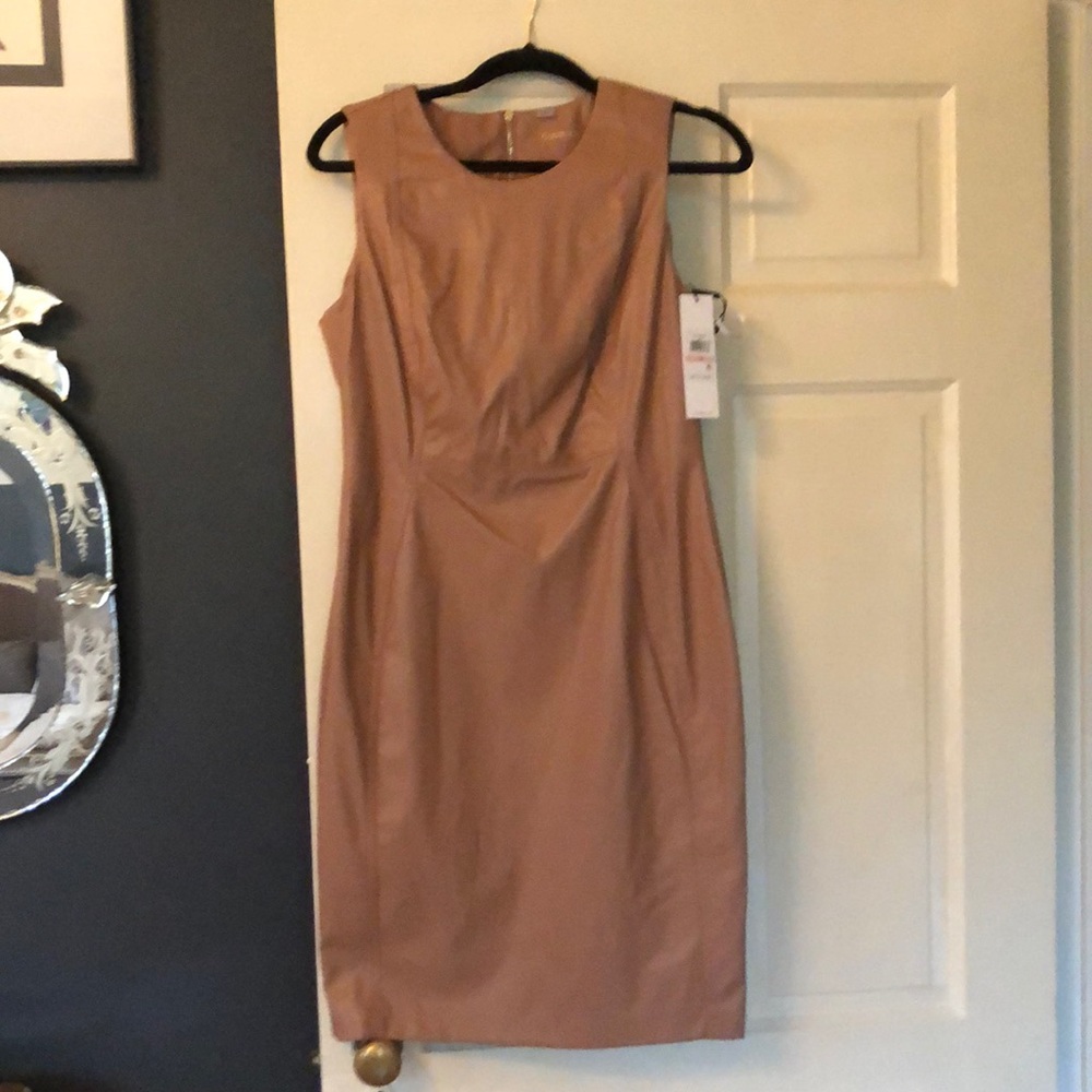 Gorgeous faux leather dress!